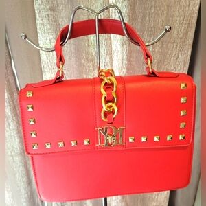 NWT Badgley Mischka Red Clutch or Crossbody Bag